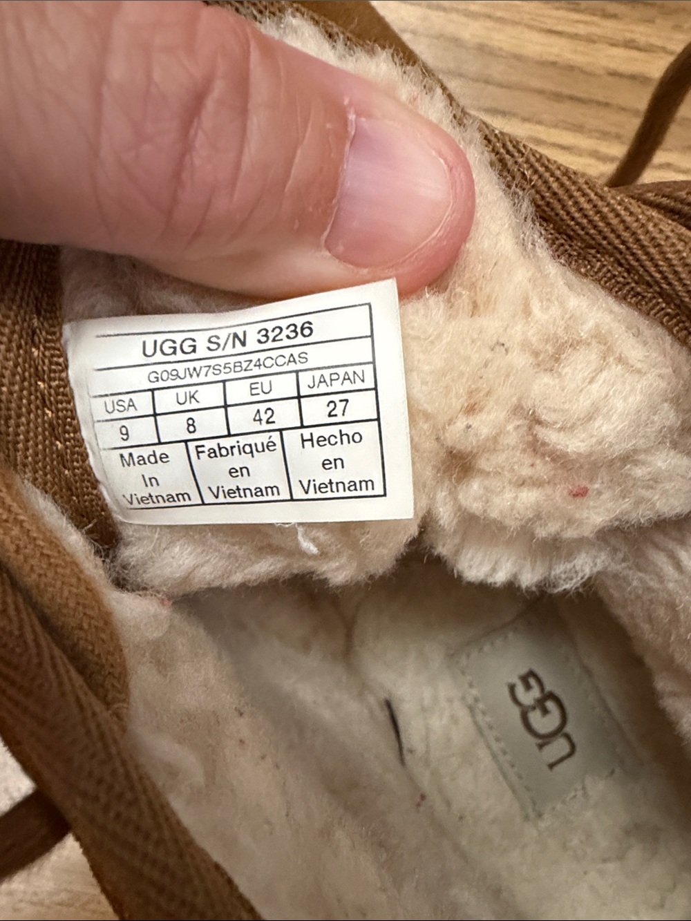 UGG Women’s Chestnut Brown Suede Chukka Boot - Lace Up - Picture 5 of 5
